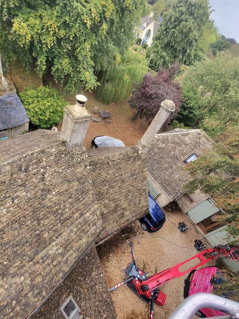 Roof cleaning in Fairford by Cotswold Roof Cleaning