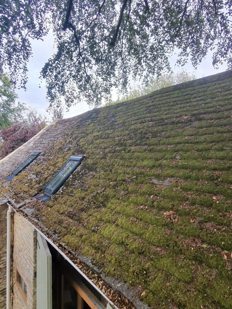 Roof cleaning in Fairford by Cotswold Roof Cleaning