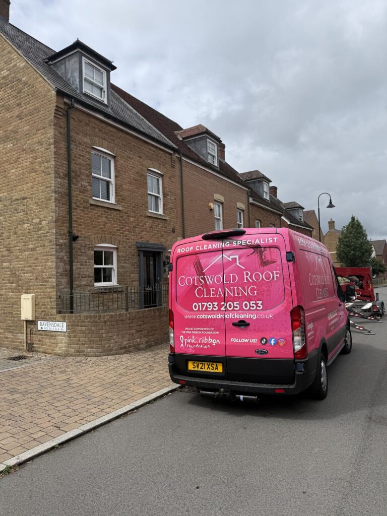 Roof cleaning in Swindon by Cotswold Roof Cleaning