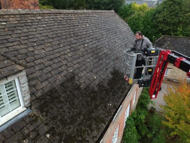 Roof cleaning in Swindon by Cotswold Roof Cleaning